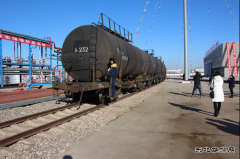 首列国际联运进入宁东铁路