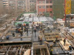 河北建工省群众工作中心项目施工速度创奇迹