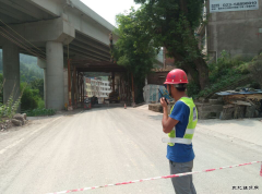 万利高速公路马坝塘大桥国道临时防护棚全部安全拆除