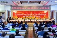 佳木斯供电公司举办“卓越国网党旗红”知识竞赛