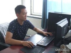 龙煤向阳矿青年技术井长文涛刻苦专研技术