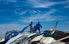 中铁一局城轨公司抗战“莫兰蒂”全力救灾抢险