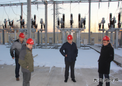 局长陈殿军到卫星供电局进行工作调研