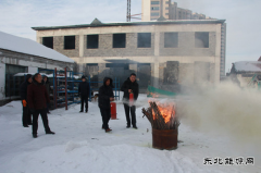 兴凯湖电业局：庆丰供电进行火灾事故应急演练