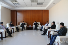 新疆北新建材工业集团与天津城建滨海路桥公司商务交流