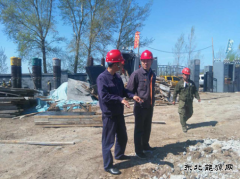 兴凯湖电业局：组成联合检查组对龙头变施工现场进行隐患排查