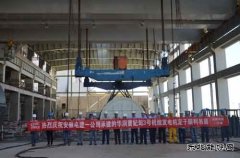 华润曹妃甸百万火电3号机组发电机定子顺利就位