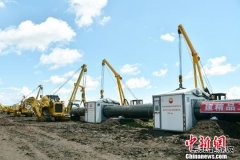 中俄东线天然气管道工程试验段(二期)正式开工(图)