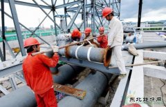 浙能德清天然气分布式完美体育项目进入设备安装高峰