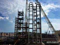 工艺管道施工进行时