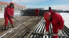 寒冬数九始一线施工忙