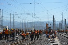 云南：广大铁路大理站站改工程小年夜完美收官