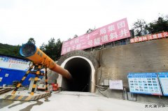 中铁二十一局：兴泉铁路兴国段最长隧道于都2#隧道斜井“改斜归正