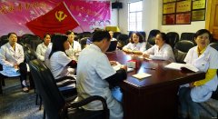 月亮田矿医院开展“不忘初心、牢记使命”主题党课