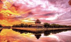 晚霞古都(摄影作品)