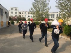 山东完美体育重装集团乾元公司：开展雨季“三防”应急预案演练