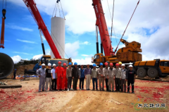 福建武平风电项目顺利完成首台风机吊装