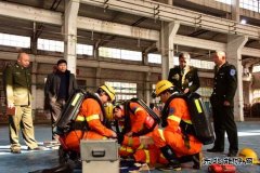 省煤监局到盘江股份公司开展救护队质量标准化检查验收