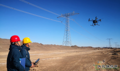 新疆送变电：吉泉线完成冬季无人机巡检