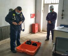 航锦科技开展空气呼吸器专项检查指导