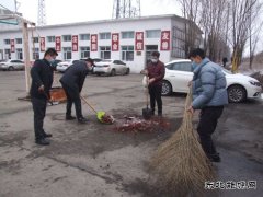 七矿公司向阳矿开展“抗击疫情、爱卫同行”主题党日活动