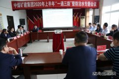 中煤矿建集团召开2020年上半年“一通三防”、防治水专题会议