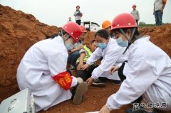 潞安焦化：开展“土方坍塌”事故应急演练