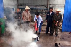 中煤三建二十九处钱营孜项目部开展消防应急专项培训