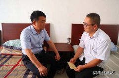 蒲白建庄矿业公司：慰问困难党员，浓浓关怀暖人心