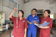 航锦科技开展分析工实际操作考核 强技能 提质量