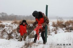 兴凯湖电业公司：迎风冒雪开展特巡保供电