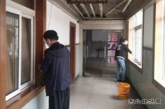 中煤三建二十九处芦岭项目部组织开展卫生大扫除