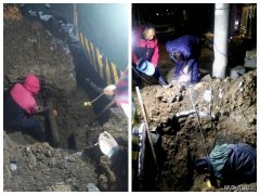 蒲白中心社区：供水抢修风雪无阻