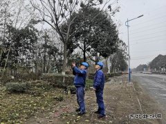 国网四川广汉市供电公司：风雪中巡线  守护温暖
