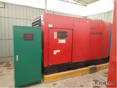 中煤三建二十九处袁二项目部压风机变频控制系统投入使用