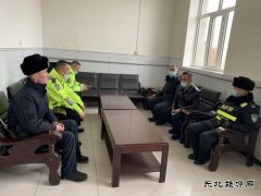 阿勒泰执法支队北屯执法大队联合各部门开展治超宣传