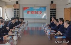 葫芦岛市副市长、公安局长孙亭来航锦科技调研
