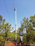 会泽供电局者海供电所10千伏长海线树德变台换新貌