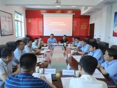 蒲白矿业公司总会计师高俊杰一行调研指导西固煤业经营工作