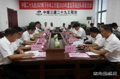 中煤三建二十九处召开2021年下半年工作暨“优秀掘进队”表彰大会