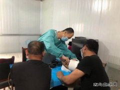 中煤三建二十九处黄白茨项目部开展职工健康体检