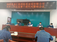 勃利县电业局有限公司召开工作反思暨干部作风整顿工作会议