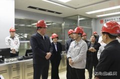 永济市委书记孙中全到蒲洲热电公司调研