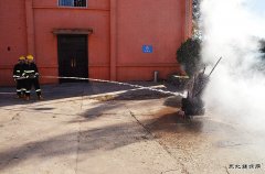 蒲白技工学校举行“11.9”消防演练活动