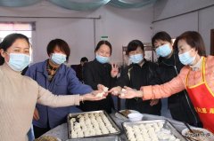 蒲白矿业技校联合党委：冬至饺子情意浓 “温情饺子”暖人心