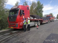 哈巴河执法大队： 持续开展路警联合治超、确保道路安全畅通