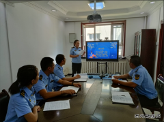 青河执法大队开展“传承好家风共筑中国梦”道德讲堂