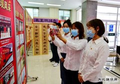 牡丹江水电总厂：举办“奋进崭新征程 喜迎二十大”图片书画展