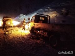 富蕴执法大队：昼夜奋战 联合救援保平安