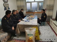 吉木乃执法大队——新春佳节送温暖，走访慰问见真情